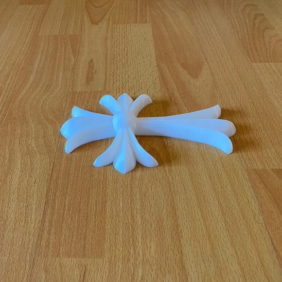 RARE Large 8” CH White Cross Decor - Picture 6 of 8